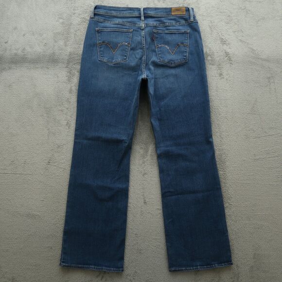 Levi's 512 Jeans Women's 16M Blue High-Rise Slimming Bootcut Denim 31" Inseam - Picture 10 of 16